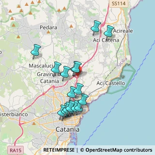 Mappa Via Catania, 95027 San Gregorio di Catania CT, Italia (4.16)