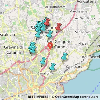 Mappa Via Catania, 95027 San Gregorio di Catania CT, Italia (1.945)