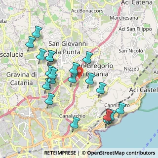 Mappa Via Catania, 95027 San Gregorio di Catania CT, Italia (2.283)