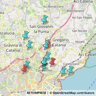 Mappa Via Catania, 95027 San Gregorio di Catania CT, Italia (2.36077)