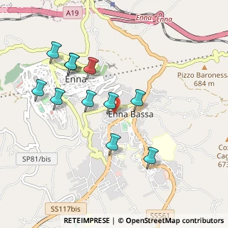 Mappa Viale Guglielmo Borremans, 94100 Enna EN, Italia (1.05545)