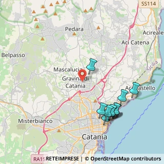 Mappa Via Salvatore Seminara, 95030 Gravina di Catania CT, Italia (5.18182)