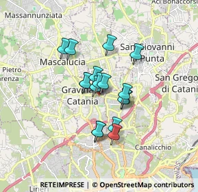Mappa Via Vittorio Emanuele, 95030 Gravina di Catania CT, Italia (1.32059)