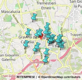 Mappa Via Vittorio Emanuele, 95030 Gravina di Catania CT, Italia (0.7105)
