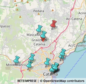 Mappa Via Vittorio Emanuele, 95030 Gravina di Catania CT, Italia (5.30667)