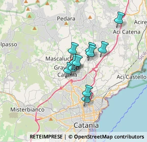 Mappa Via Vittorio Emanuele, 95030 Gravina di Catania CT, Italia (2.48091)
