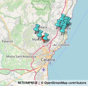 Mappa Via Vittorio Emanuele, 95030 Gravina di Catania CT, Italia (7.2125)