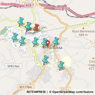 Mappa Via Italia, 94100 Enna EN, Italia (1.09909)