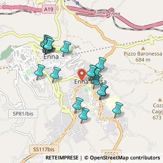 Mappa Via Italia, 94100 Enna EN, Italia (0.9905)