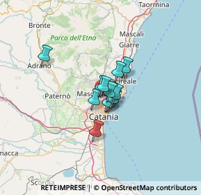 Mappa Via Aldo Moro, 95030 Sant'Agata li Battiati CT, Italia (7.28167)