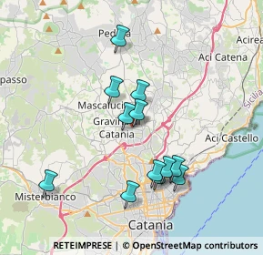 Mappa Via Giovanni Pascoli, 95030 Gravina di Catania CT, Italia (3.765)