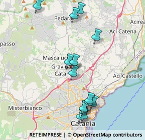 Mappa Via Giovanni Pascoli, 95030 Gravina di Catania CT, Italia (4.74214)