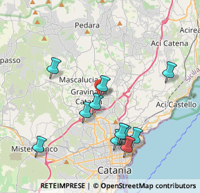 Mappa Via Giovanni Pascoli, 95030 Gravina di Catania CT, Italia (4.39364)