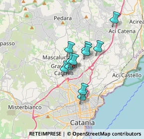 Mappa Via Giovanni Pascoli, 95030 Gravina di Catania CT, Italia (2.45545)