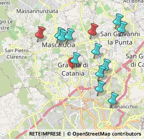 Mappa Via Quintino Sella, 95030 Gravina di Catania CT, Italia (2.12923)