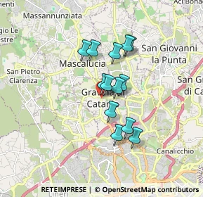 Mappa Via Quintino Sella, 95030 Gravina di Catania CT, Italia (1.41231)