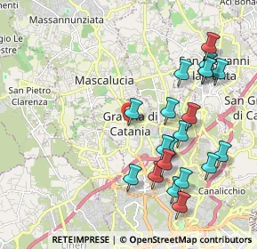 Mappa Via Quintino Sella, 95030 Gravina di Catania CT, Italia (2.4595)