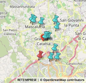 Mappa Via Quintino Sella, 95030 Gravina di Catania CT, Italia (1.52417)