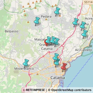 Mappa Vico Andrea Scalia, 95030 Gravina di Catania CT, Italia (4.83833)