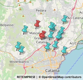 Mappa Via Quintino Sella, 95030 Gravina di Catania CT, Italia (3.526)