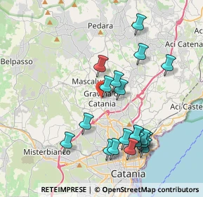 Mappa Via Quintino Sella, 95030 Gravina di Catania CT, Italia (4.4985)