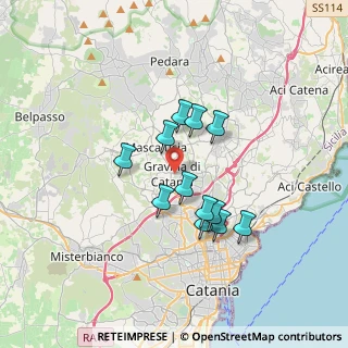 Mappa Via Guglielmo Marconi, 95030 Gravina di Catania CT, Italia (3.0691666666667)