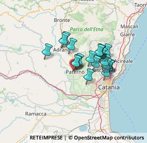 Mappa Via San Gaetano, 95047 Paternò CT, Italia (10.8455)