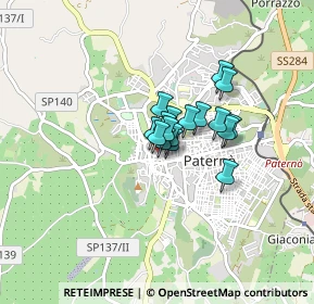 Mappa Via San Gaetano, 95047 Paternò CT, Italia (0.48412)
