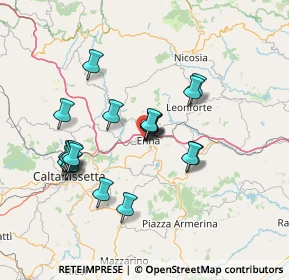 Mappa Via Catania, 94100 Enna EN, Italia (14.726)