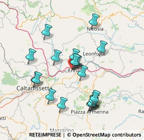 Mappa Via Catania, 94100 Enna EN, Italia (15.441)