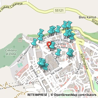 Mappa Via Catania, 94100 Enna EN, Italia (0.213)