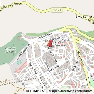 Mappa Via Catania, 94100 Enna EN, Italia, 94100 Enna, Enna (Sicilia)