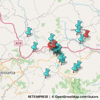 Mappa Via Catania, 94100 Enna EN, Italia (6.812)