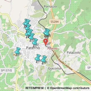Mappa Corso Sicilia, 95047 Paternò CT, Italia (1.02167)