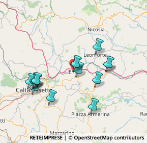 Mappa Via Napoleone Colajanni, 94100 Enna EN, Italia (15.496)