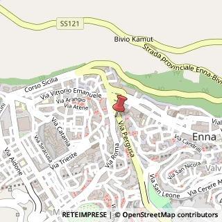 Mappa Piazza Giovanni Bovio, 34, 94100 Enna, Enna (Sicilia)
