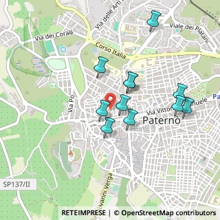 Mappa Piazza dei Pini, 95047 Paternò CT, Italia (0.45545)