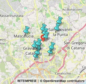 Mappa Via Salvatore Quasimodo, 95030 Tremestieri Etneo CT, Italia (1.30846)