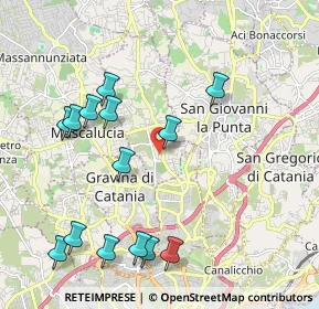 Mappa Via Salvatore Quasimodo, 95030 Tremestieri Etneo CT, Italia (2.54786)