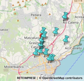 Mappa Via Salvatore Quasimodo, 95030 Tremestieri Etneo CT, Italia (3.28429)