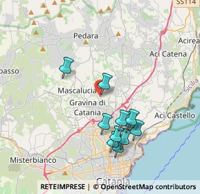 Mappa Via Salvatore Quasimodo, 95030 Tremestieri Etneo CT, Italia (3.95364)