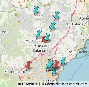 Mappa Via Salvatore Quasimodo, 95030 Tremestieri Etneo CT, Italia (4.75)