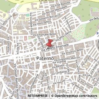 Mappa Via Vittorio Emanuele, 196, 95047 Paternò, Catania (Sicilia)