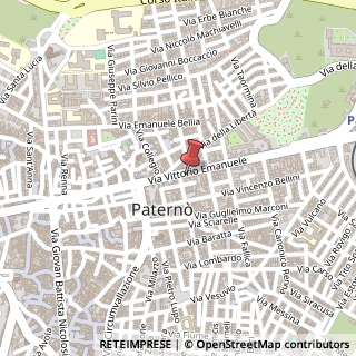 Mappa Via Vittorio Emanuele, 216, 95047 Paternò, Catania (Sicilia)