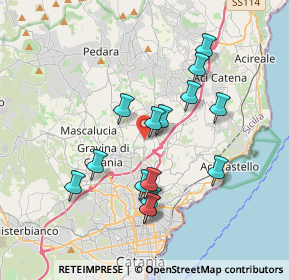 Mappa Via Pier Luigi Deodato, 95037 San Giovanni La Punta CT, Italia (3.83)