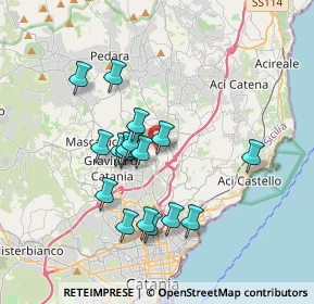 Mappa Via Pier Luigi Deodato, 95037 San Giovanni La Punta CT, Italia (3.56)