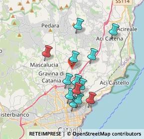 Mappa Via Pier Luigi Deodato, 95037 San Giovanni La Punta CT, Italia (3.64538)