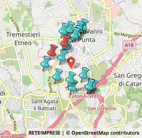 Mappa Via Pier Luigi Deodato, 95037 San Giovanni La Punta CT, Italia (0.7925)