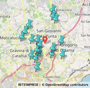Mappa Via Pier Luigi Deodato, 95037 San Giovanni La Punta CT, Italia (1.7825)