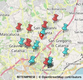 Mappa Via Pier Luigi Deodato, 95037 San Giovanni La Punta CT, Italia (2.2795)